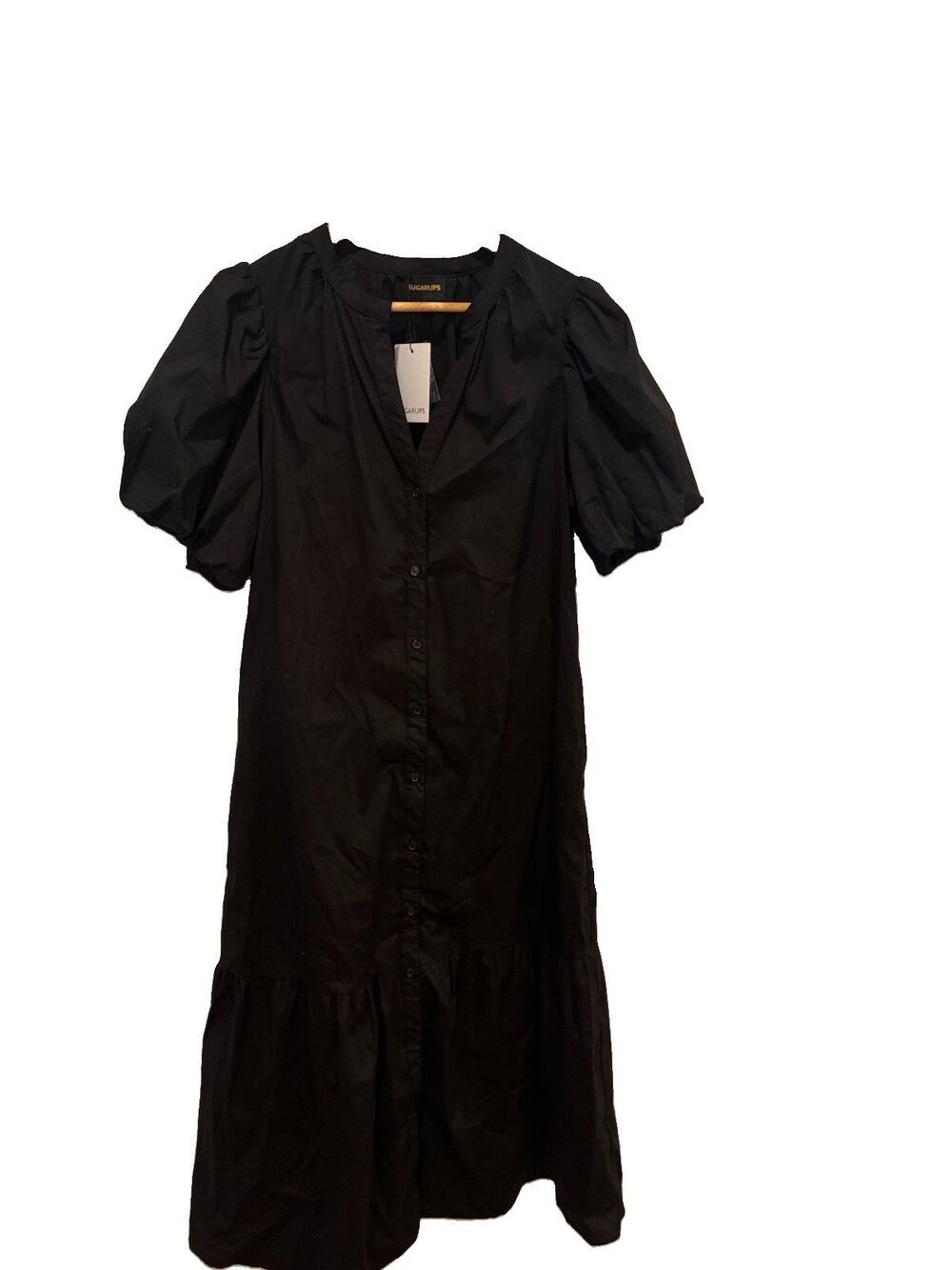 SUGARLIPS Stilwell Short Sleeve Midi Dress SIZE M